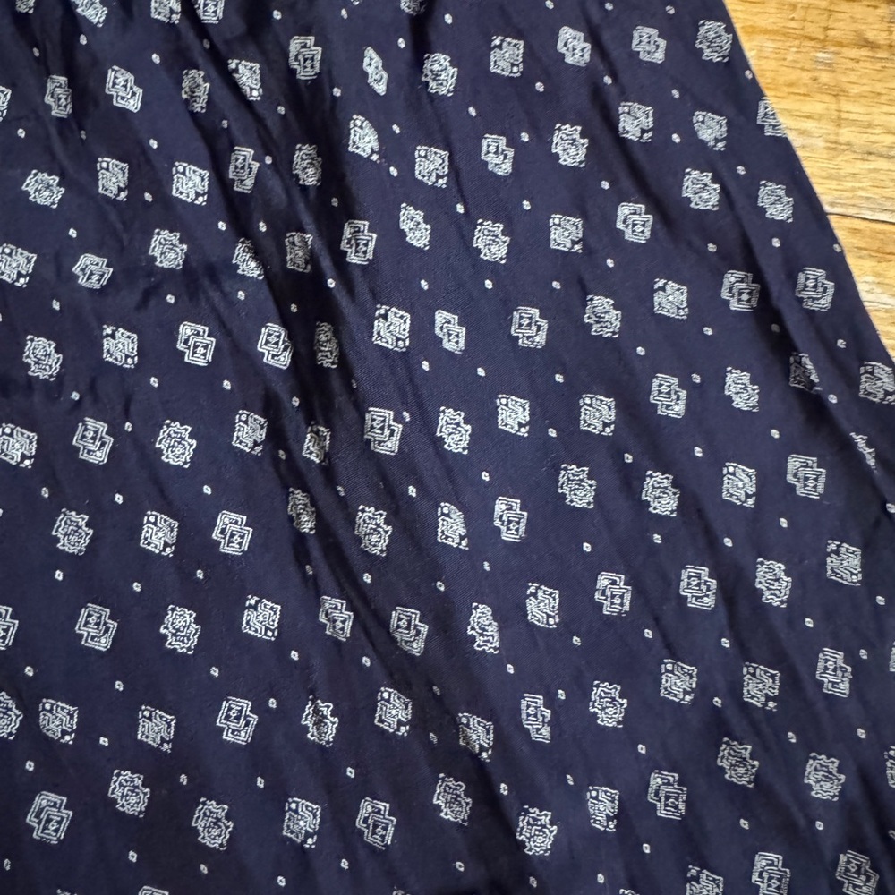 Preloved - Navy Pants with Belt Tie - Picture 3 of 5
